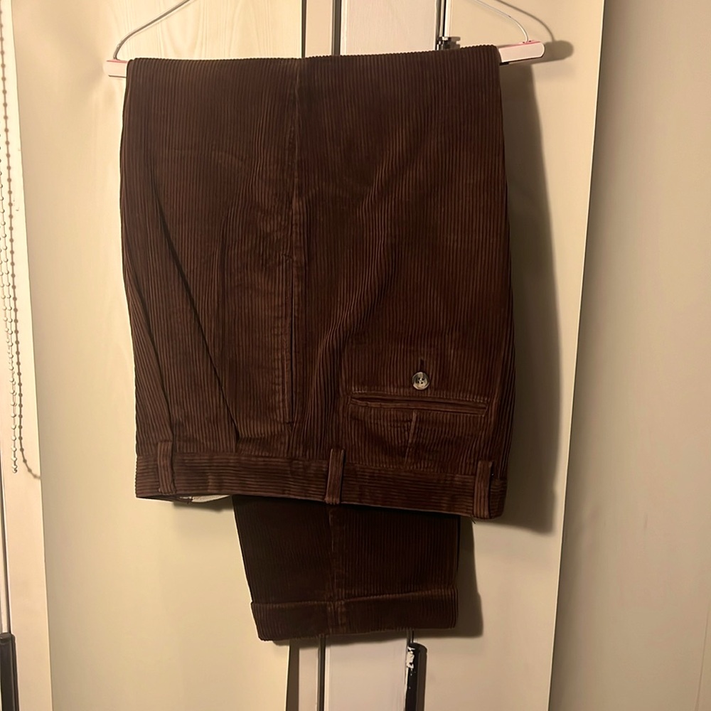 Baracuta Corduroy Brown Dress pants 36x30